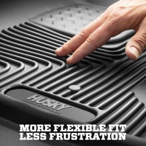 Ford Ranger Floor Liners - Rear - Husky Liners - X-Act Contour - Black - `24-`27